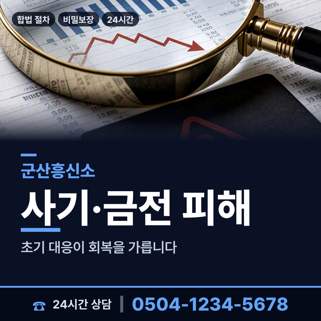 군산 흥남동 평판조사 상담 안내
